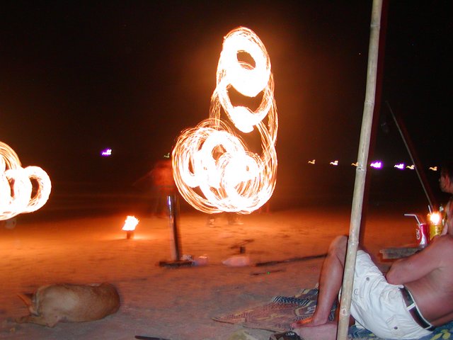 fire dancer